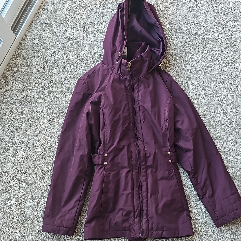 Time and Tru Deep Purple Jacket